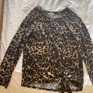 Cheetah print long sleeve